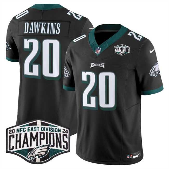 Men's Philadelphia Eagles #20 Brian Dawkins Black 2024 NFC East Champions F.U.S.E. Vapor Untouchable Limited Stitched Jersey,We sell and wholesale Men's Philadelphia Eagles #20 Brian Dawkins Black 2024 NFC East Champions F.U.S.E. Vapor Untouchable Limited Stitched Jersey on line form chian!